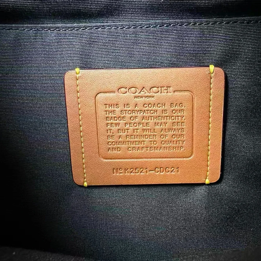 COACH MEN'S Clark Backpack In Refined pebble leather CDC21 Vintage Brown NWT